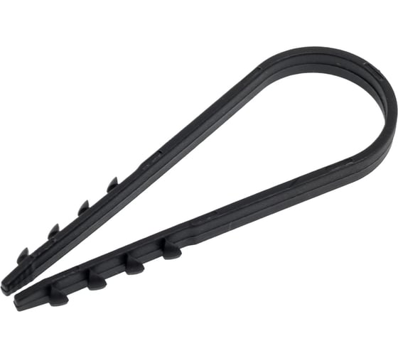 Изображение товара Дюбель-хомут для круглого кабеля Промрукав d19-25 мм, черный, 10 шт. PR08.6950