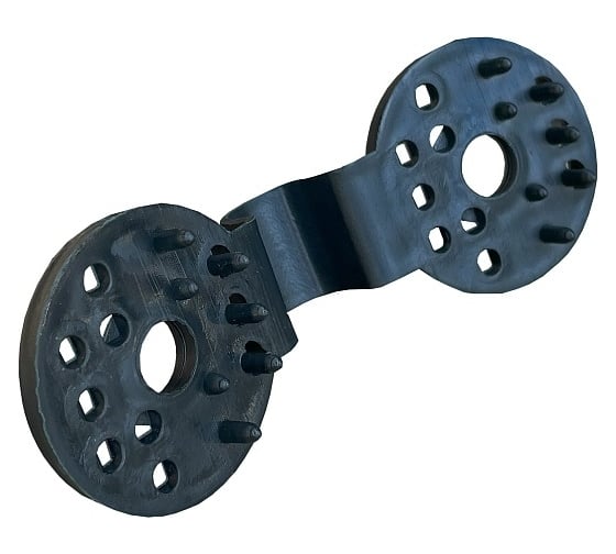 Изображение товара Клипса для фасадной сетки Промышленник Люверс упаковка 20 штук КЛ20