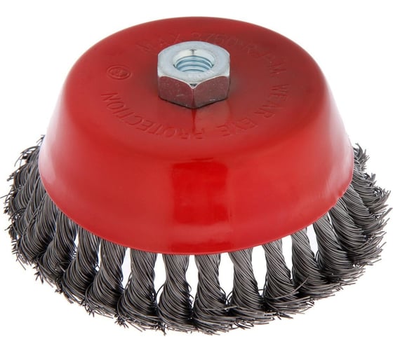 Изображение товара Щетка металлическая чашка крученая проволока 150 мм, М14 для УШМ ЛОМ 2767954