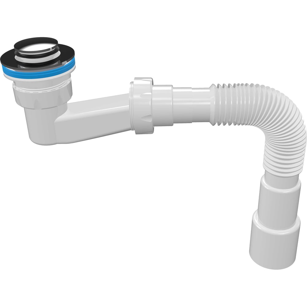 Изображение товара Сифон для душевого поддона Nova 70мм с механизмом click-cluck и гибкой трубой