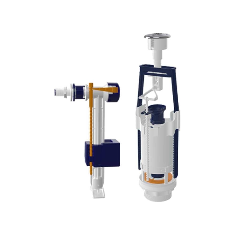 Изображение товара Арматура для смывного бачка Nova старт-стоп боковая подводка 1/2 полипропилен