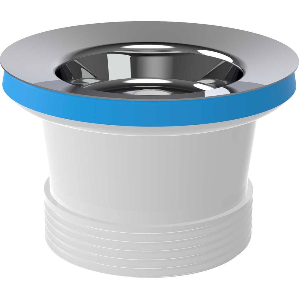 Изображение товара Выпуск для сифона Nova 64мм 1 1/4 хром нержавеющая сталь