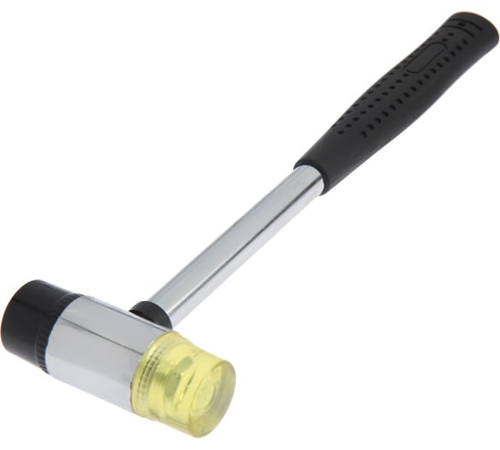 Изображение товара Молоток ТУНДРА рихтовочный, металлическая обрезиненная рукоятка, бойки 30 мм, 200 г 7567919