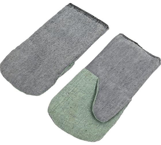 Изображение товара Утеплённые рукавицы х/б с брезентовым наладонником для хоз. и садовых работ Спец ватин РУК-ХББ/Э