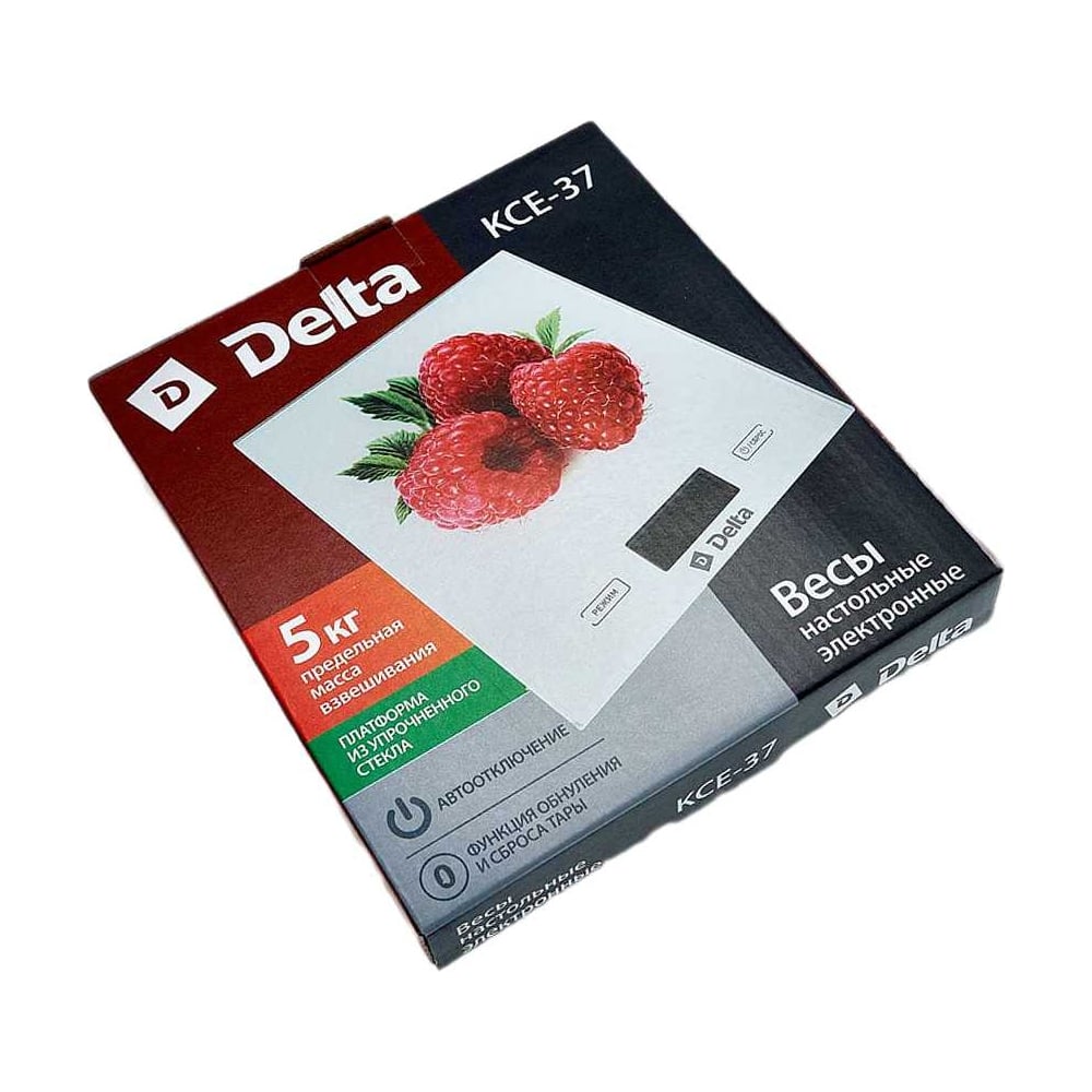 Изображение товара Настольные электронные весы DELTA KCE-37 Малина до 5 кг