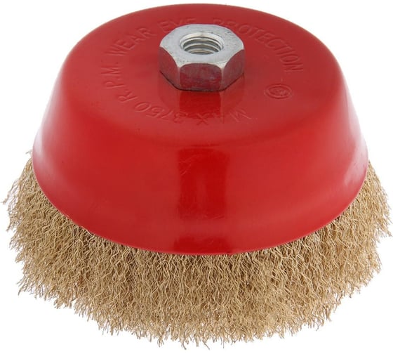 Изображение товара Щетка металлическая чашка 150 мм, М14 для УШМ ЛОМ 2767944