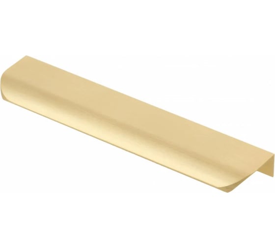 Изображение товара Мебельная ручка GTV алюминиевая, 160/190 мм, светлое брашированное золото UA-HEXA-160-22
