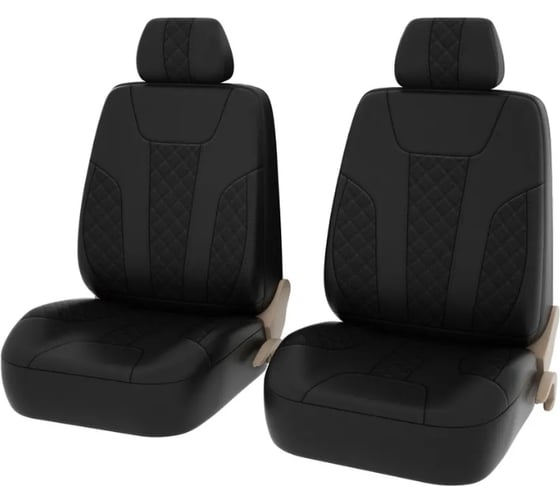 Изображение товара Чехлы PSV Lotos Next 2 FRONT Черный отстрочка черная ромб экокожа 135894