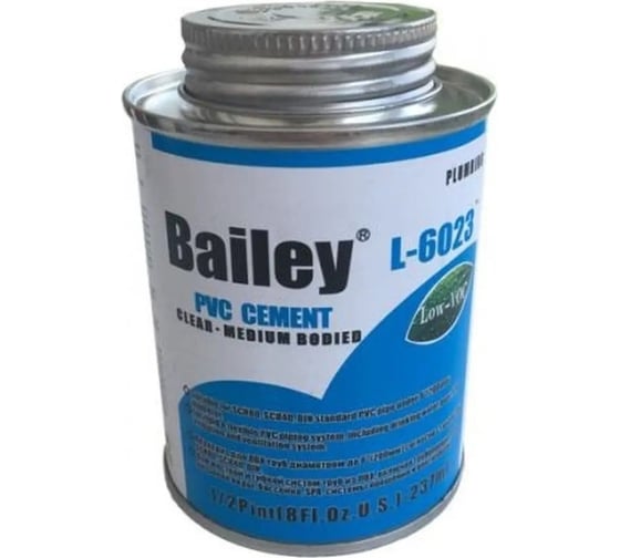 Изображение товара Клей для ПВХ AQUAVIVA Bailey L-6023 237 мл. 54558