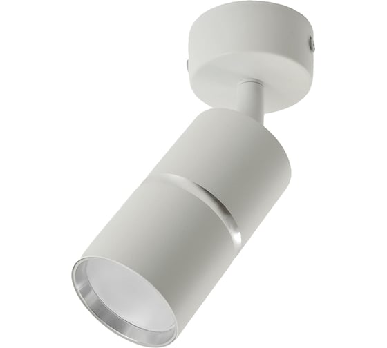 Изображение товара Настенно-потолочный светильник FERON ml1861 zen под лампу gu10, белый, хром, 48642