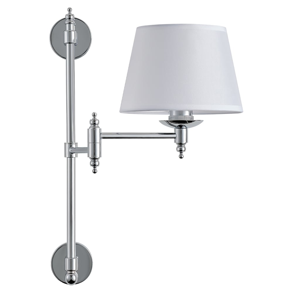 Изображение товара Бра Crystal lux POESIA AP1 CHROME - стильное освещение в современном дизайне