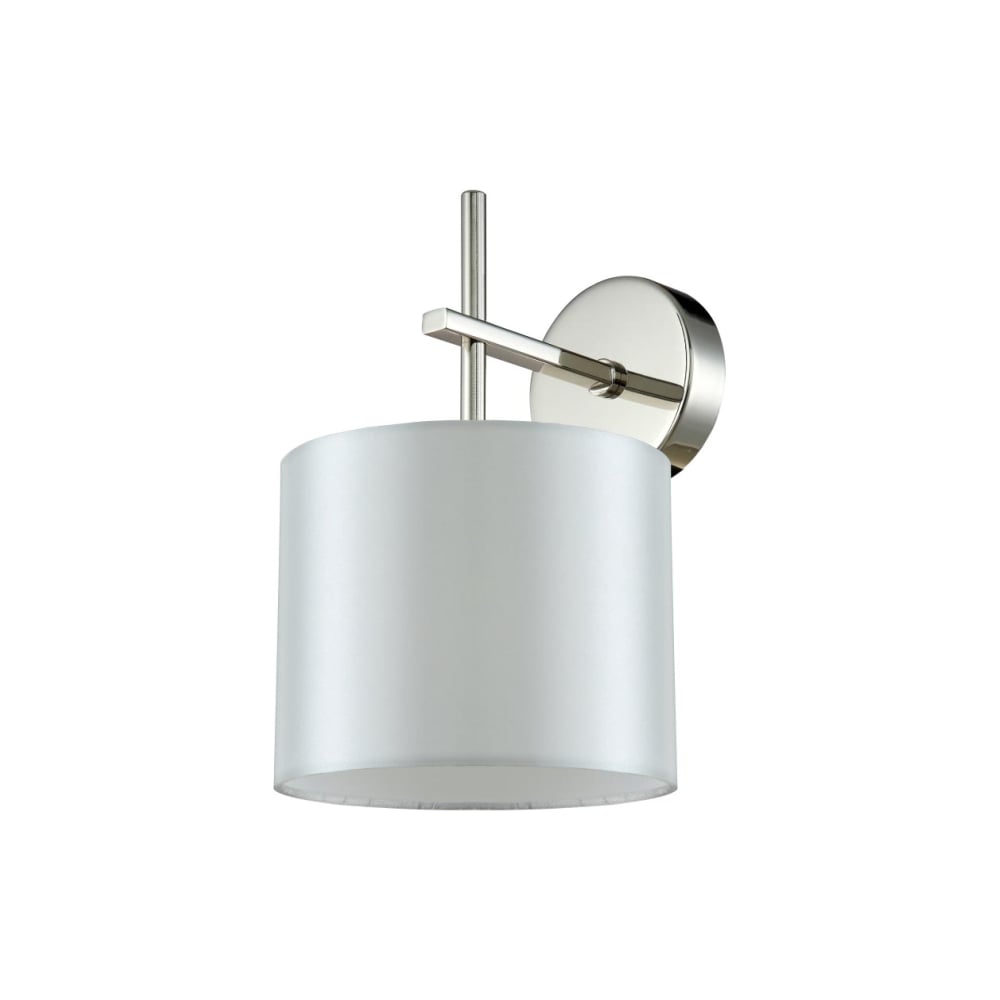 Изображение товара Бра Crystal lux Sergio AP1 Nickel модерн с тканевым плафоном, алюминий