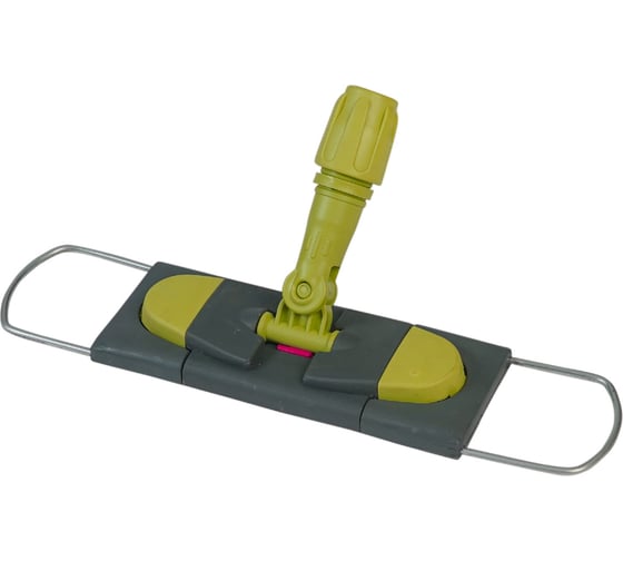 Изображение товара Держатель-рамка металлический для плоских мопов с педалью 40 см Uctem-Plas Желтый CD185-Y