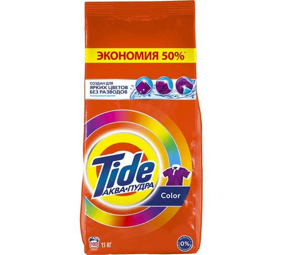 Изображение товара Стиральный порошок TIDE Color 15кг 0001230266