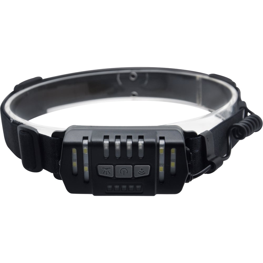 Изображение товара Налобный фонарь RITTER LED COB 7ВТ 300Лм регулируемый ремень IP44 с датчиком движения