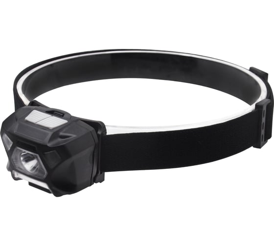 Изображение товара Налобный фонарь RITTER LED регулируемый ремень датчик дв 5 режима 3Вт+3Вт 1200 мАч 140Лм IP44 56208 9