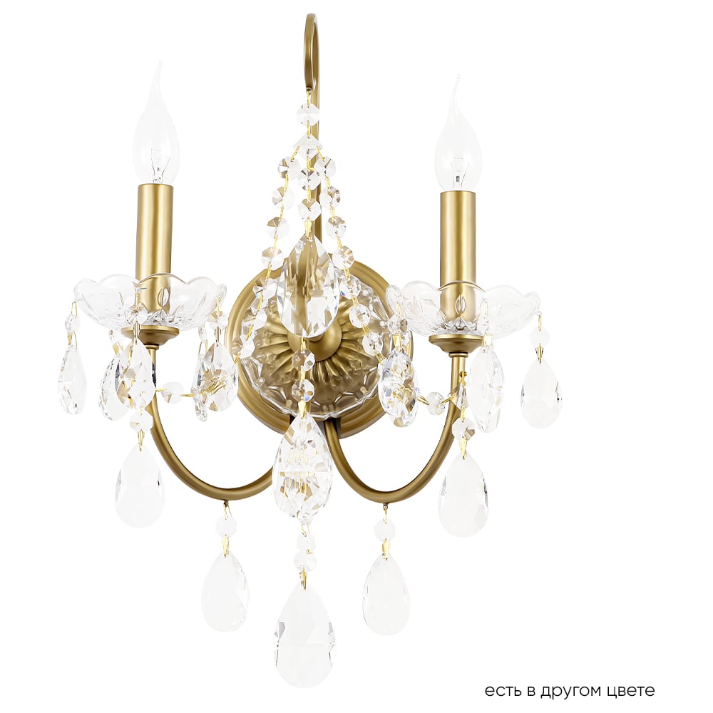 Изображение товара Бра Crystal lux ODELIS AP2 GOLD стильное классическое освещение с двумя лампами