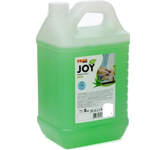 Изображение товара Жидкое мыло для рук и тела PROFREIN JOY АЛОЭ, канистра ПНД, 5 кг 234