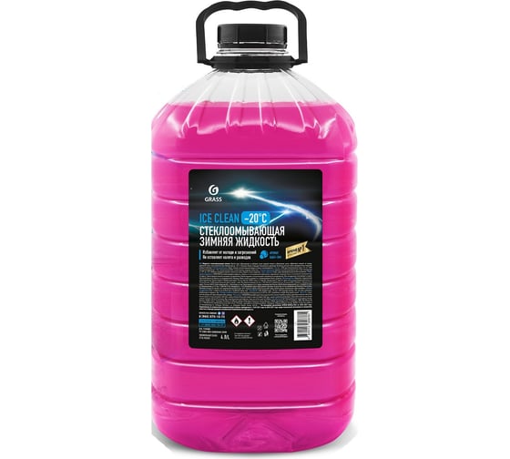 Изображение товара Стеклоомывающая жидкость Grass Ice Clean канистра 4 л 110486