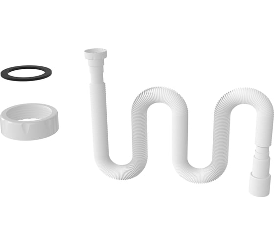 Изображение товара Гибкая труба с гайкой Nova 1 1/2" 1300мм, выход ø40/50мм с плоской прокладкой 1335