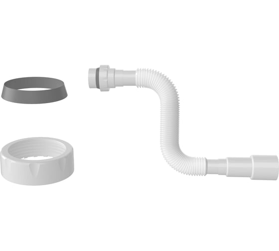 Изображение товара Гибкая труба с гайкой Nova 1 1/2" 740мм, ø40/50мм с конусной прокладкой 1325