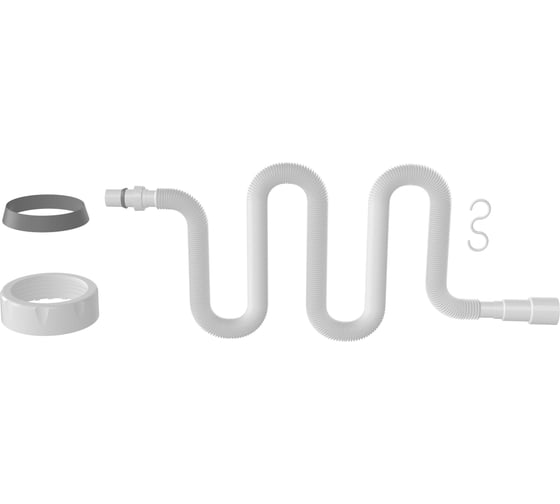 Изображение товара Гибкая труба с гайкой Nova 1 1/4" 1300мм, выход ø40/50мм с конусной прокладкой 1342