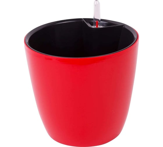 Изображение товара Горшок с автополивом ООО КЗНМ бочка d21 см, красный, 5.5л 528127
