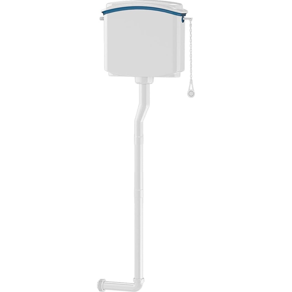 Изображение товара Сливной бачок Nova пластиковый с боковым механизмом слива воды 4084