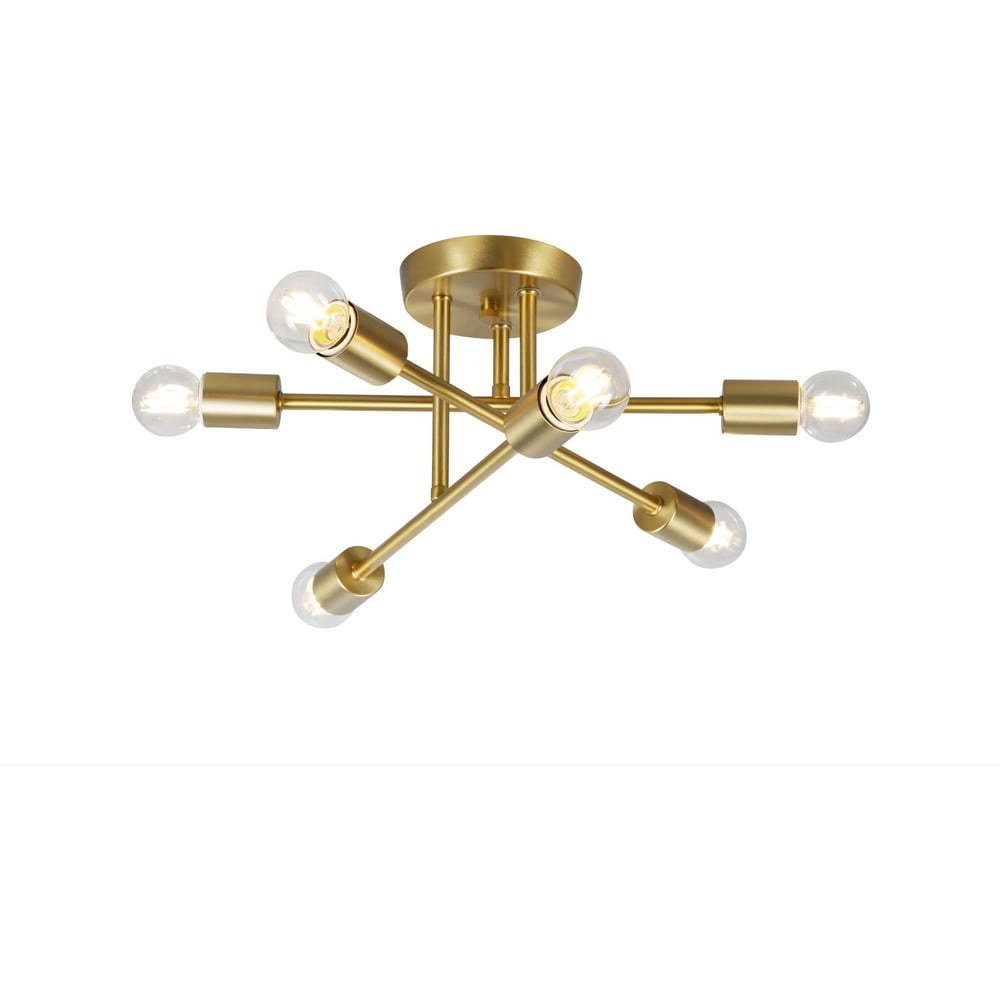 Изображение товара Люстра Балтийский светлячок 6 рожков без плафонов золото L-06Z