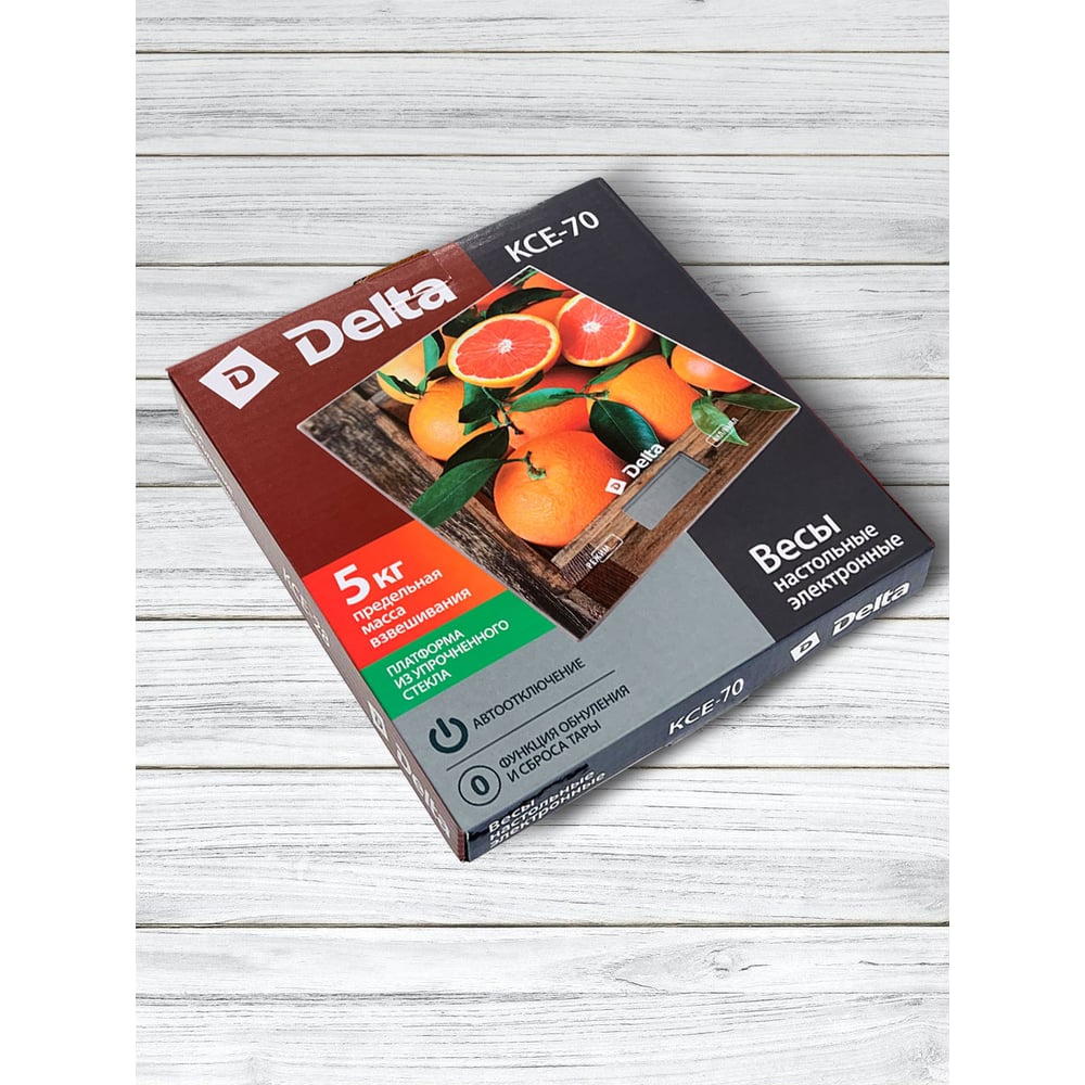 Изображение товара Электронные настольные весы DELTA KCE-70 Сочные апельсины 5 кг Р1-00010210