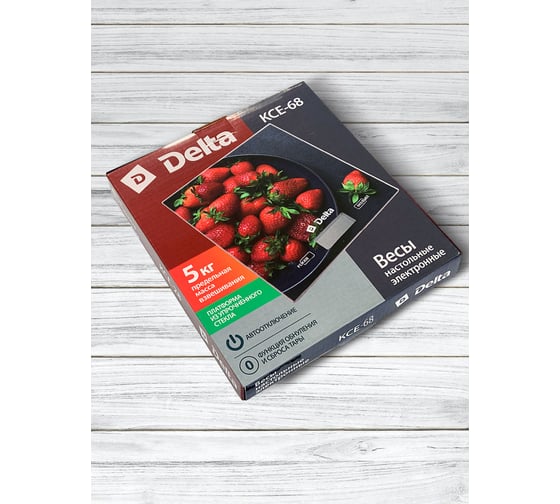 Изображение товара Электронные настольные весы DELTA KCE-68 Клубнички 5 кг Р1-00010208