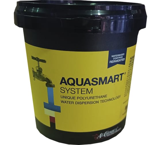 Изображение товара Двухкомпонентное финишное покрытие ГИПЕРДЕСМО Аквасмарт защита бассейна (0,16+0,8) кг 1056678А