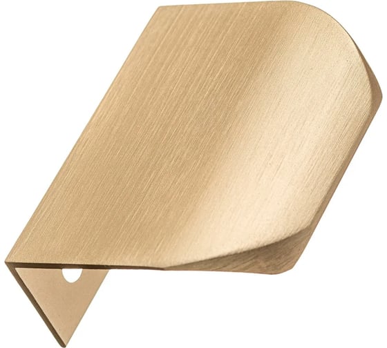 Изображение товара Мебельная ручка GTV алюминиевая, 32/50 мм, светлое брашированное золото UA-HEXA-32-22