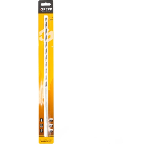 Изображение товара Cверло по дереву 6х400 мм GREPP 303-06400