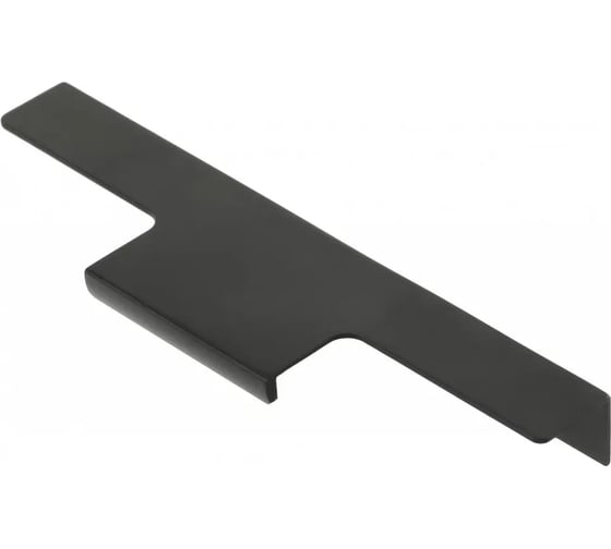 Изображение товара Мебельная ручка GTV алюминиевая, черный матовый UA-LIND-150-128-20M