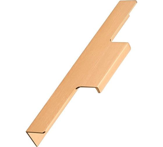 Изображение товара Мебельная ручка GTV алюминиевая, брашированное золото UA-LIND-150-128-18