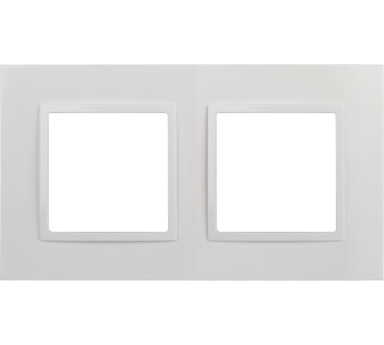 Изображение товара Рамка для розеток и выключателей ЭРА Elegance 14501201 Classic, на 2 поста, белый Б0060576
