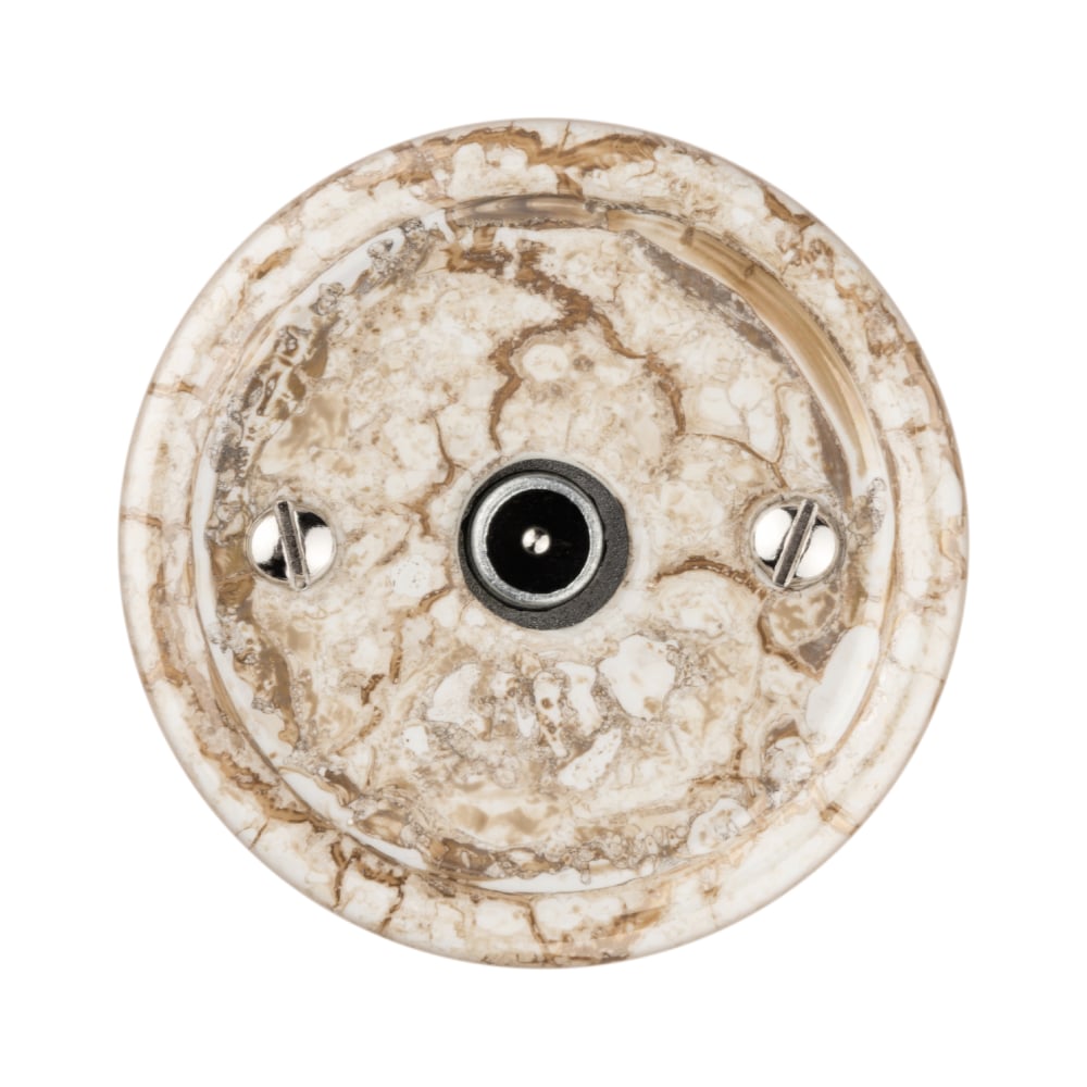 Изображение товара Проходная TV розетка TDM ELECTRIC мраморная «Болонь» SQ1820-0154