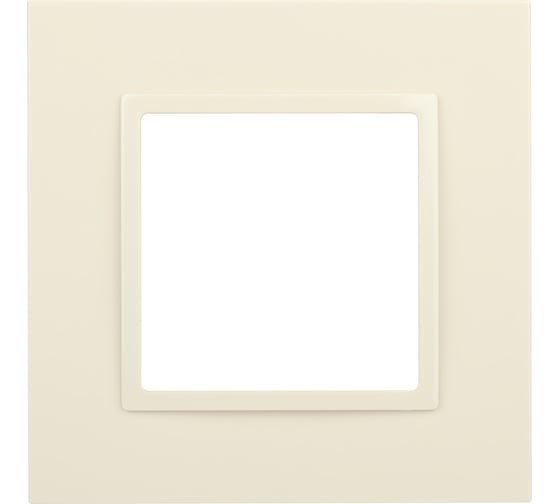 Изображение товара Рамка для розеток и выключателей ЭРА Elegance 14501102 Classic, на 1 пост, слоновая кость Б0060572