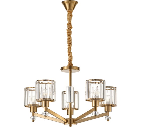 Изображение товара Подвесной светильник ESCADA 691/5S E27х60W, Antique copper 691/5S (Copper)