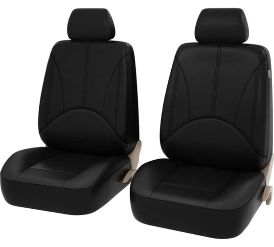 Изображение товара Чехлы PSV Imperial Next 2 FRONT Черный отстрочка черная экокожа 136145