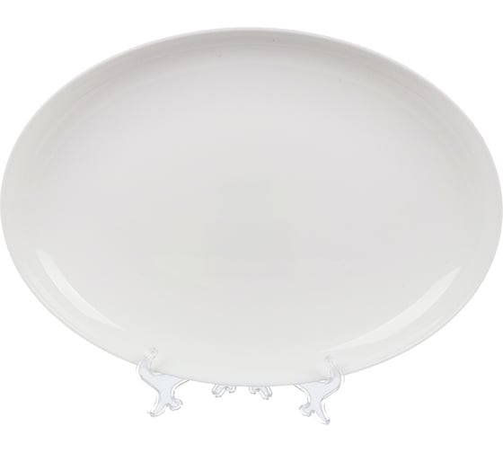 Изображение товара Блюдо DANIKS стеклокерамика, овал, 24x33 см, белый, бэль, lpkyp-130 448937