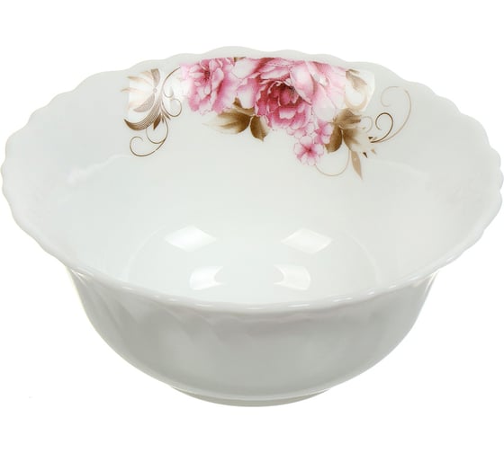 Изображение товара Салатник DANIKS стеклокерамика, круглый, 13 см, 0.28 л, анжелика, by13ltw50 393234