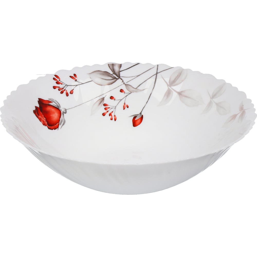Салатник DANIKS стеклокерамика, круглый, 24 см, 1.5 л, низкий, вероника, lhdw95/220303 448954