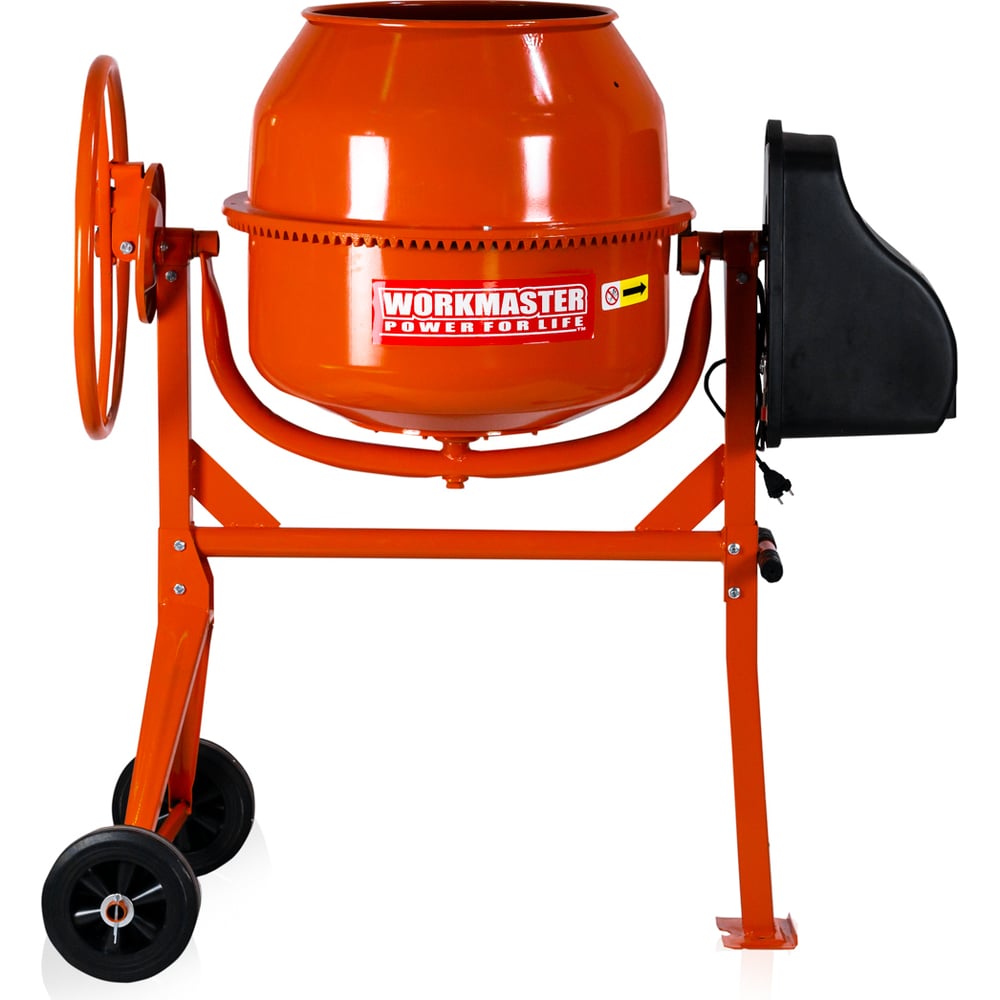 Изображение товара Бетоносмеситель WorkMaster БС-180Р мощностью 900 Вт вместимостью 180 литров