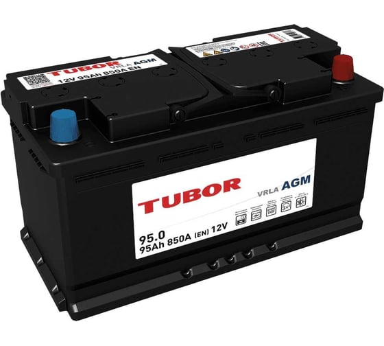 Изображение товара Аккумулятор TUBOR AGM 6СТ-95.0 VRLA 4610082700116