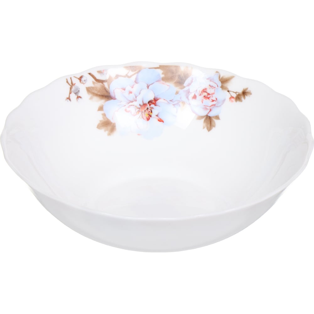 Изображение товара Стеклокерамический салатник DANIKS 18 см бокалы с цветочным дизайном