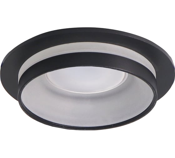 Изображение товара Встраиваемый светильник FERON dl362 LUNA потолочный mr16 g5.3 черный, 48812