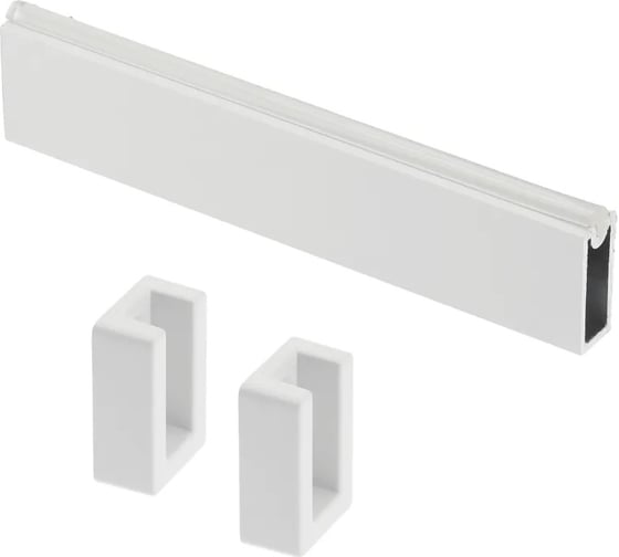 Изображение товара Комплект GTV штанга, 3 м, белая+крепление без заглушки, 2 шт WG-RRPSET-A-10