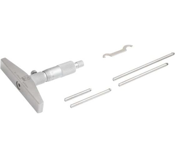 Изображение товара Микрометрический глубиномер ТОЧИНТЕХ Профессионал ГМ-100-0.01 ГОСТ 7470-92 гм00001